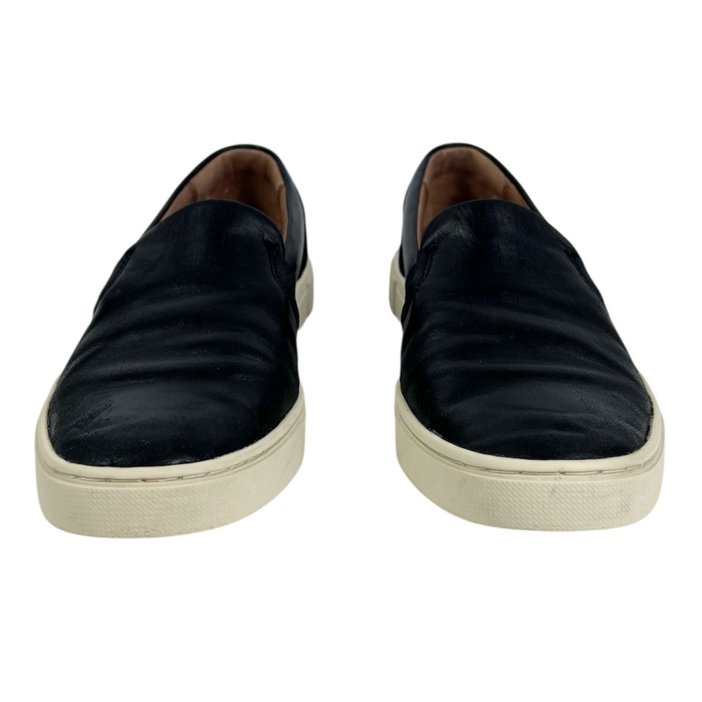 Frye Women's Ivy Black Leather Slip On Sneakers Casual Shoes Size 6.5 - Picture 3 of 9